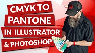 How to convert CMYK to Pantone in Adobe Illustrator and Photoshop for versions prior to 2023.