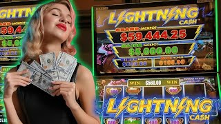 Massive Jackpot!!🤑 Lightning cash slot!! | HIGH LIMIT!! | Handpay | Big Win |@SlotsTakeMyMoney