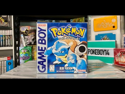 Pokemon Blue Version Unboxing