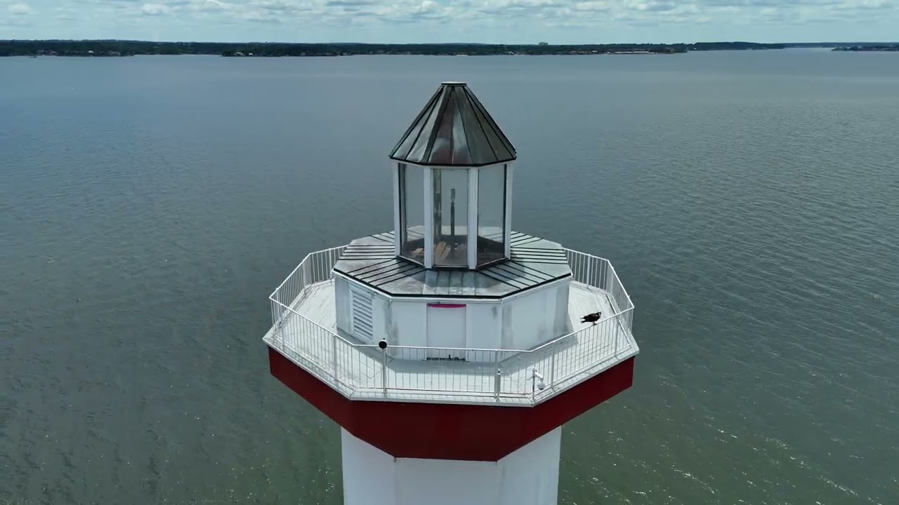 Lighthouse and docks