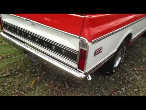 1970 Orange/White Chevrolet C10 with an 328 V8 engine, located at 1725 US-68 N, Bellefontaine, OH, 43311, (937) 592-5466, 40.387783, -83.752388 - 1970 CHEVROLET C10 CUSTOM ½ T Pick-up, High-performance “383 Stroker” V-8 w-headers Auto, Orange w-white Inserts, Black Lth Interior, custom wood steering wheel, PS, PB, Retro AM-FM-CD, gauges, dual exhaust, rally rims w-white letter tires, chrome bumpers & grille, Bed mat.	. Professionally wet - Photo#0