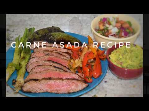 How To Grill Skirt Steak - Skirt Steak Marinade Recipe - Carne Asada