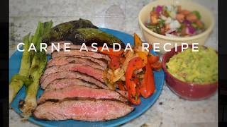 How To Grill Skirt Steak - Skirt Steak Marinade Recipe - Carne Asada