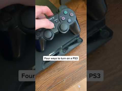 Different ways to turn on a PlayStation 3