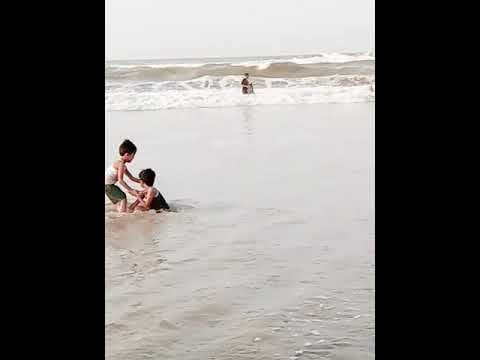 Kanishka-Arnav at Beach