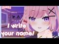 【Handcam】Tulis Nama Kamu di Buku :3【Hanny  Toreiko | VTuber Id】#donogoals