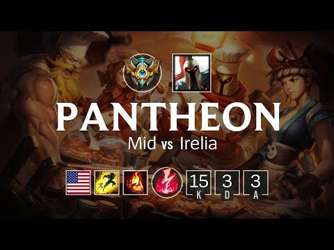 Pantheon Mid vs Irelia - NA Challenger Patch 8.11