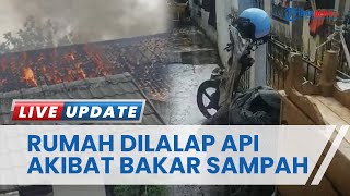 Tiga Rumah Bedeng di Bukit Lama Sumsel Terbakar, Kebakaran Diduga Terjadi karena Pembakaran Sampah
