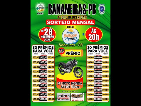 LIVE AO VIVO | SORTEIO MENSAL CARTÃO PIX PREMIADO DIA 27/11/2025 ÀS 20H