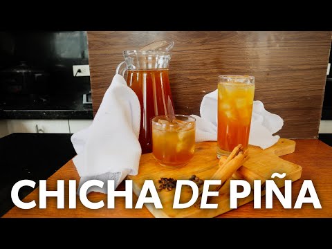Cómo Hacer CHICHA de PIÑA (Receta Ecuatoriana) 🍍🤤