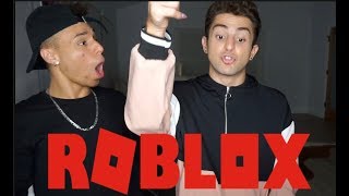 TEACHING TWAIMZ HOW TO PLAY ROBLOX