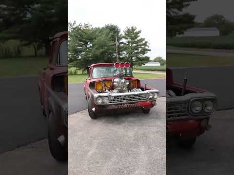 1958 F100 LSX swapped with 871 Blower