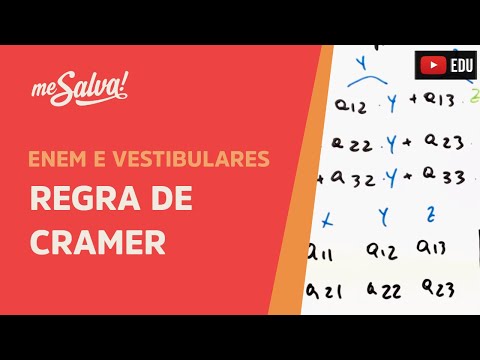 Regra de Cramer | ENEM e Vestibulares | Me Salva!
