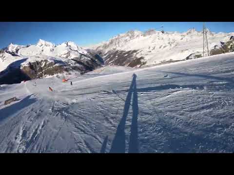 SKIING IN SWITZERLAND🇨🇭 | ZERMATT | Red Run 73 | 2024 | 4K60