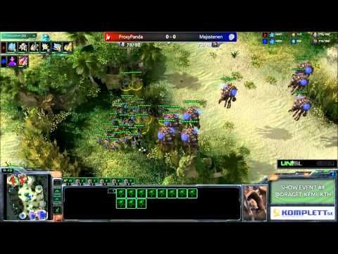 UniSL challenge ShowMatch: ProxyPanda vs Majsstenen, PvZ