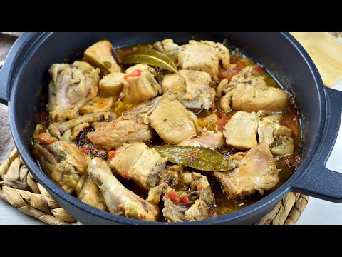 POLLO GUISADO a la Cerveza
