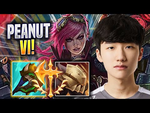PEANUT DOMINATING WITH VI! - GEN Peanut Plays Vi JUNGLE vs Lee Sin! | Season 2023