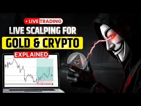 Live GOLD and CRYPTO Scalping Trading | DAY 190 #goldtrading #cryptotrading #bitcoin