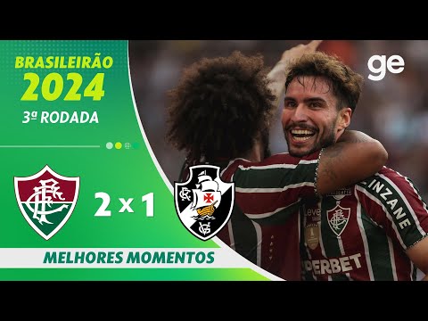 Gols e lances de Fluminense x Vasco da Gama