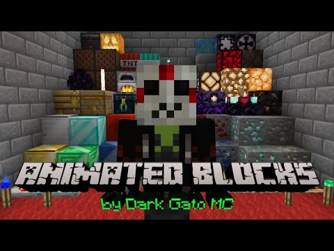 Update! Animated Blocks v6 (Minecraft Bedrock Edition) | Dark Gato MC