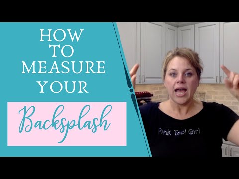 YouTube video about: How to measure for kitchen backsplash?