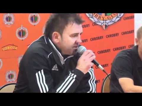 23.10.2011: Chrobry Głogów - Górnik Wałbrzych (2:1): konf. prasowa
