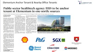 Elementum Office & Retail Space for Rent sheltered walkway to Buona Vista MRT