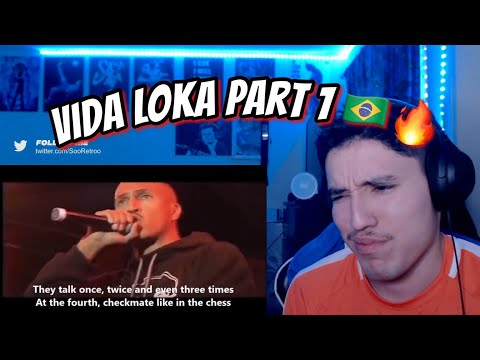 Retro REACTS to Vida Loka parte I - Racionais Mc's - English lyrics