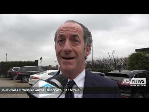 18/12/2019 | AUTONOMIA ANCORA BLOCCATA, L'IRA DI ZAIA