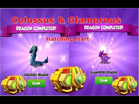 Colossus and Glamorous Dragons-Dragon Mania legends | NEW CHRONO DIVINE EVENT | DML | HD