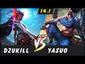 Dzukill - Yone vs Yasuo TOP Patch 14.1 - Yone Gameplay