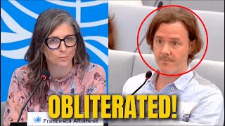 Francesca Albanese Shuts Down AFP Reporter at a UN Press Conference!