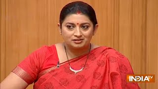 HRD Minister Smriti Irani in Aap Ki Adalat (Full Episode