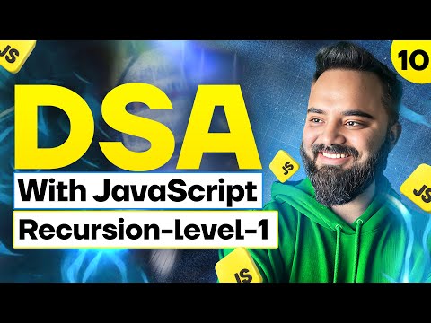 Recursion Level 1 Dsa With Javascript Part 10 Stack Visualization