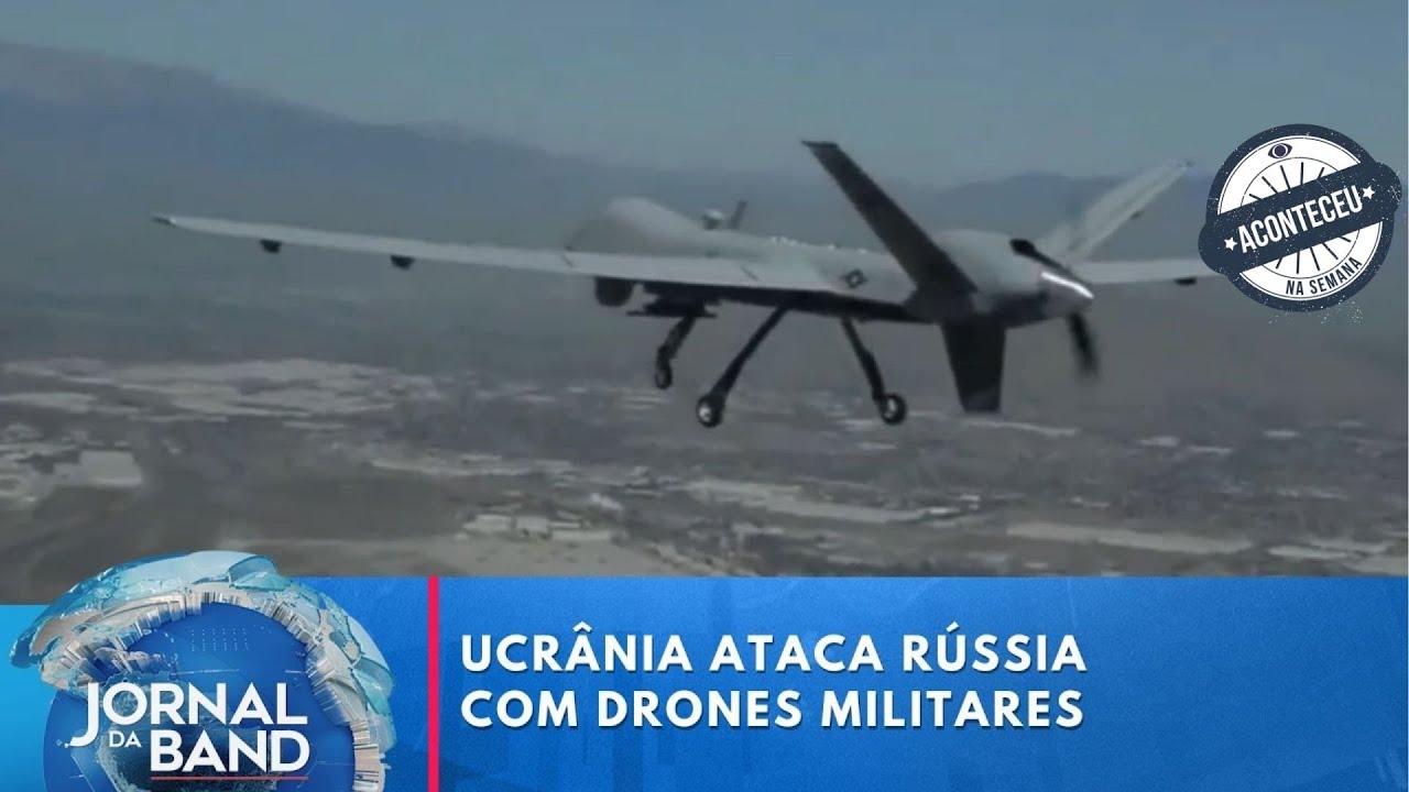 Aconteceu na Semana | Ucrânia faz ataque com mais de 100 drones contra Moscou