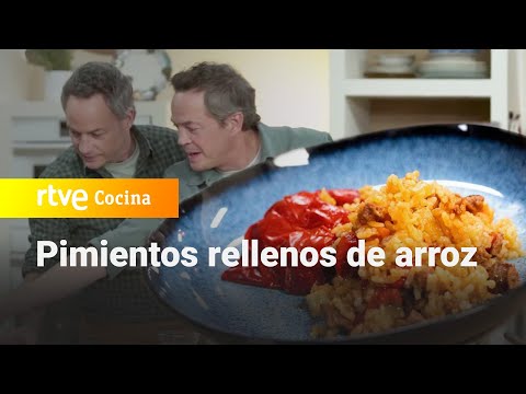 Receta de pimientos rellenos de arroz - Menudos Torres | RTVE Cocina
