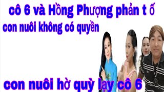 Con nuôi hờ phải tới quỳ lạy cô 6, Hồng Phượng phản tố