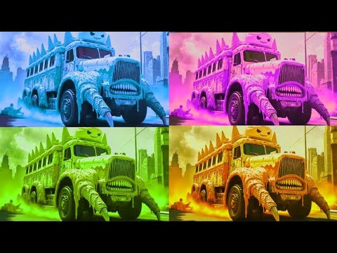 Monster School Bus EARTE - Coffin Dance Song (COVER)#coffindancesong #coffindance #monsterschoolbus