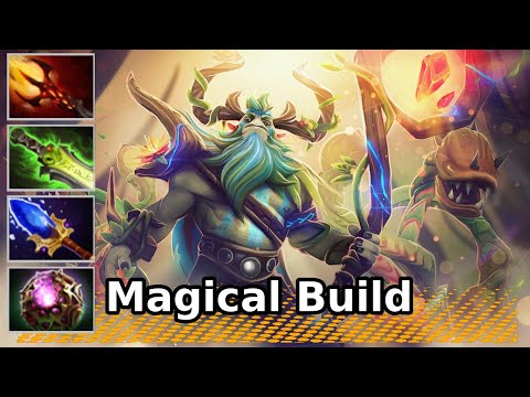 Nature's Prophet NP Offlane Magical Build, Scepter + Dagon | Dota 2 New Meta Highlights