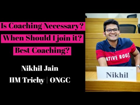 Is CAT Coaching Necessary? Best coaching for CAT? | The CAT Talk | Nikhil Jain | IIM Trichy | ONGC