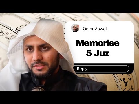 5 Juz (Para) a day with your 9-5 job
