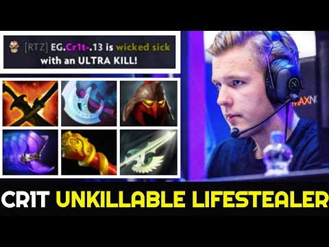 CR1T back to POS1 Carry with Unkillable Lifestealer 7.27 Dota 2