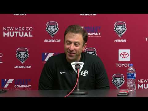 UNM Men's Basketball Media Availability - Richard Pitino (2/14/2022)