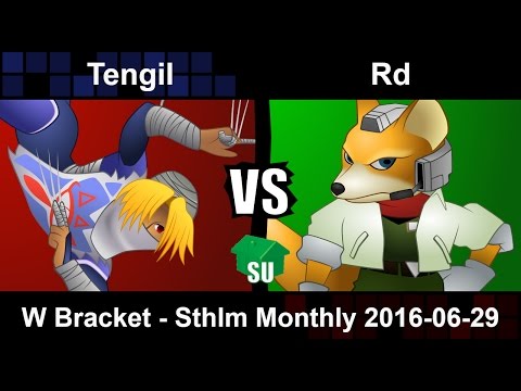 Tengil (Sheik) vs Rd (Fox) - Winners Bracket Sthlm Monthly 2016-06-29