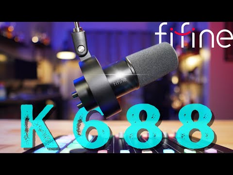 Fifine K688 XLR/USB Dynamic Podcast Mic - Review and Sound Comparison