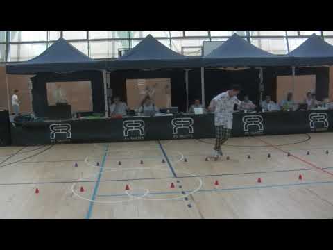 01 20180727 Berlin Inline Games Freestyle Slalom Classic Junior men Chou Po Wei 01 place