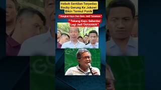 Download lagu The Spiciest Jab from Rocky Gerung on Jokowi the Carpenter mp3 Download lagu The Spiciest Jab from Rocky Gerung on Jokowi the Carpenter mp3