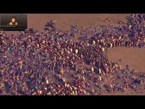 1000 Spartans vs  20,000 Eastern Spearmen спарта рулит