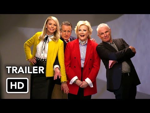 afbeelding Murphy Brown (CBS) First Look HD - 2018 Revival Comedy Series Candice Bergen
