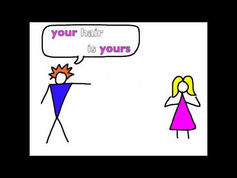 Possessive Pronouns Song - "Mine and Yours" - Rockin' English